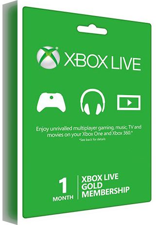 xbox live gold one year subscription